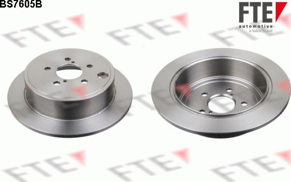 FTE BS7605B - Brake Disc autospares.lv