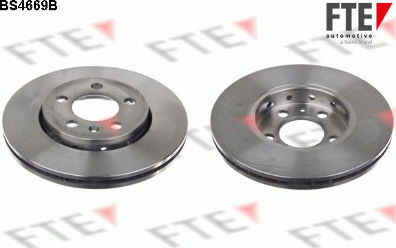 FTE BS4669B - Brake Disc autospares.lv