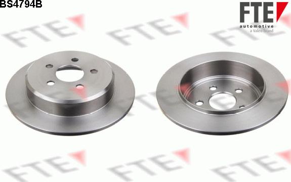 FTE BS4794B - Brake Disc autospares.lv