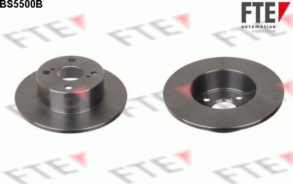 FTE BS5500B - Brake Disc autospares.lv