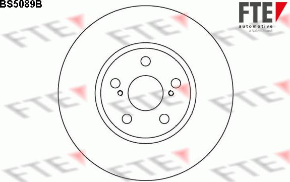 FTE 9082350 - Brake Disc autospares.lv