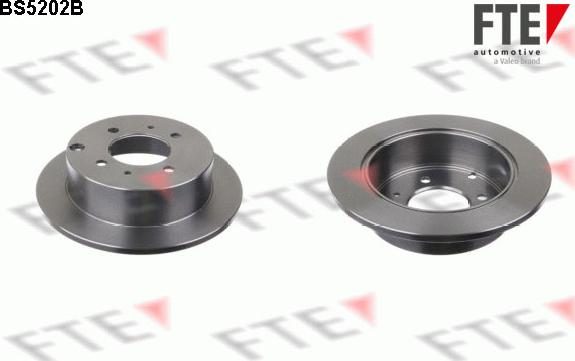 FTE BS5202B - Brake Disc autospares.lv