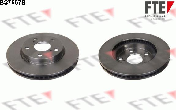 FTE BS7667B - Brake Disc autospares.lv