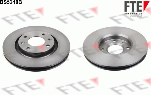 FTE BS5240B - Brake Disc autospares.lv