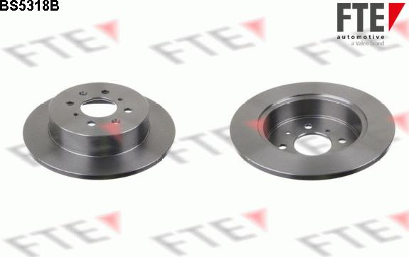 FTE BS5318B - Brake Disc autospares.lv