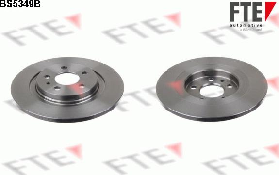 FTE BS5349B - Brake Disc autospares.lv