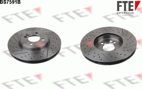 FTE BS7591B - Brake Disc autospares.lv