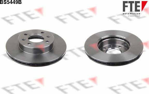 FTE BS5449B - Brake Disc autospares.lv