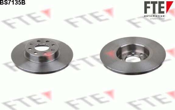 FTE 9082205 - Brake Disc autospares.lv