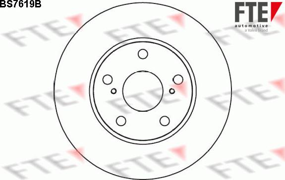 FTE 9082217 - Brake Disc autospares.lv