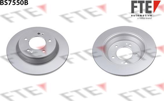 FTE BS7550B - Brake Disc autospares.lv