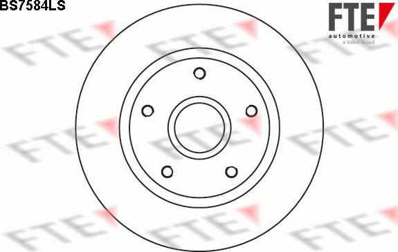 FTE 9071403 - Brake Disc autospares.lv