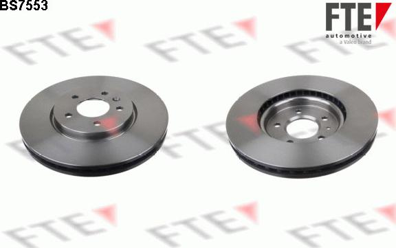 FTE BS7553 - Brake Disc autospares.lv