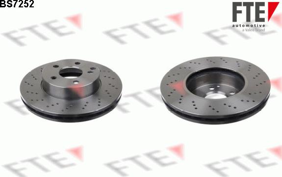 FTE 9071045 - Brake Disc autospares.lv