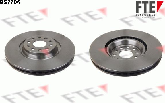 FTE BS7706 - Brake Disc autospares.lv