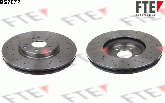 FTE BS7072 - Brake Disc autospares.lv