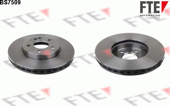 FTE BS7509 - Brake Disc autospares.lv