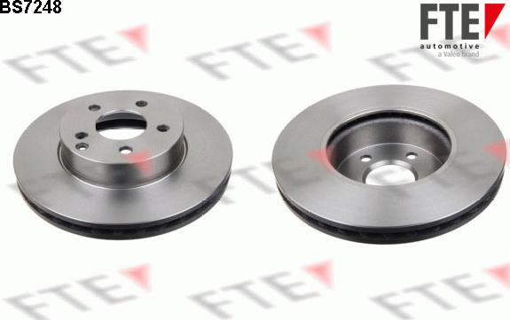 FTE BS7248 - Brake Disc autospares.lv