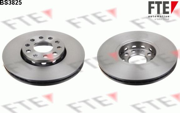 FTE BS3825 - Brake Disc autospares.lv