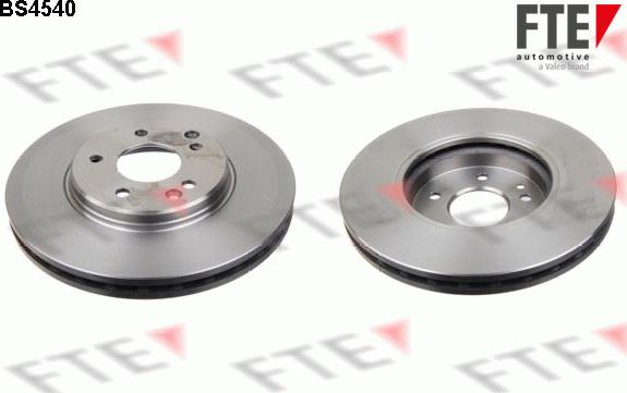 FTE 9071016 - Brake Disc autospares.lv