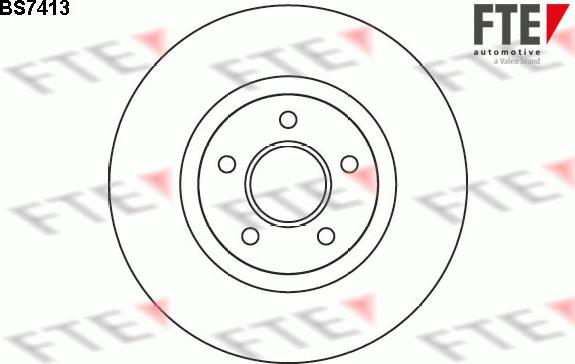 FTE 9071080 - Brake Disc autospares.lv