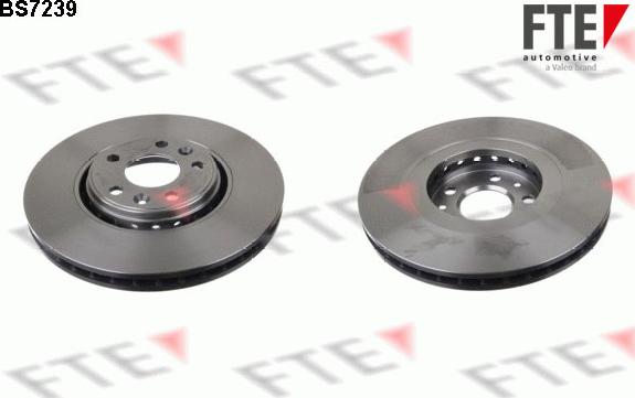 FTE BS7239 - Brake Disc autospares.lv