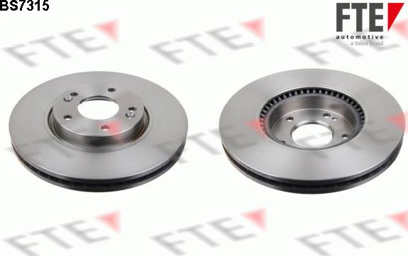 FTE 9071031 - Brake Disc autospares.lv