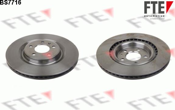 FTE BS7716 - Brake Disc autospares.lv