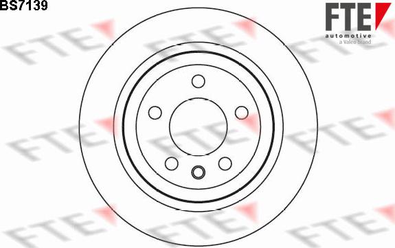 FTE 9071020 - Brake Disc autospares.lv