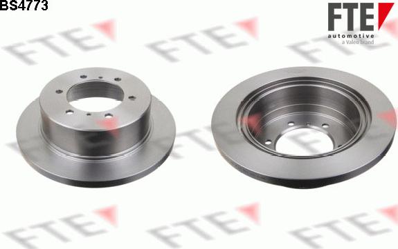 FTE BS4773 - Brake Disc autospares.lv