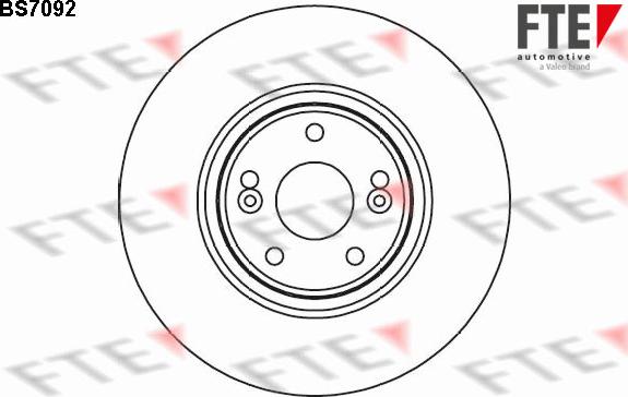 FTE 9071140 - Brake Disc autospares.lv