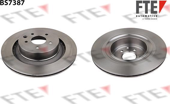 FTE BS7387 - Brake Disc autospares.lv