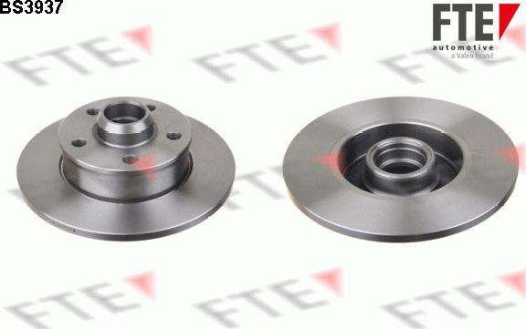 FTE BS3937 - Brake Disc autospares.lv