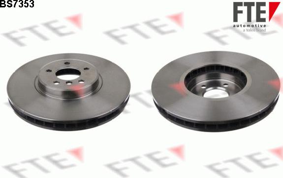 FTE BS7353 - Brake Disc autospares.lv