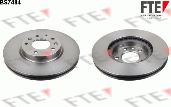 FTE BS7484 - Brake Disc autospares.lv