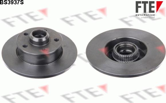 FTE BS3937S - Brake Disc autospares.lv