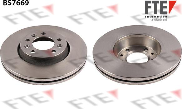 FTE BS7669 - Brake Disc autospares.lv