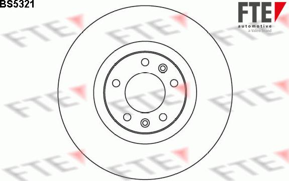 FTE 9071182 - Brake Disc autospares.lv