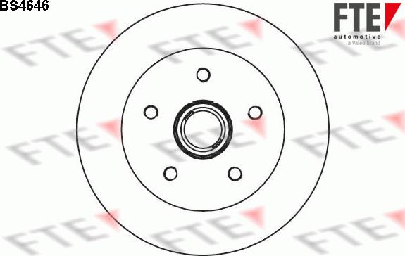 FTE 9071135 - Brake Disc autospares.lv