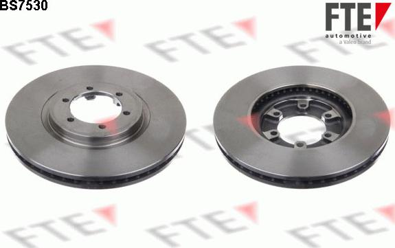 FTE BS7530 - Brake Disc autospares.lv