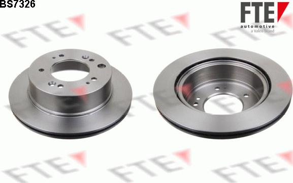 FTE BS7326 - Brake Disc autospares.lv