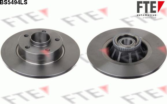 FTE BS5494LS - Brake Disc autospares.lv