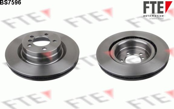 FTE BS7596 - Brake Disc autospares.lv