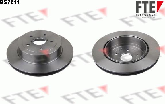 FTE BS7611 - Brake Disc autospares.lv