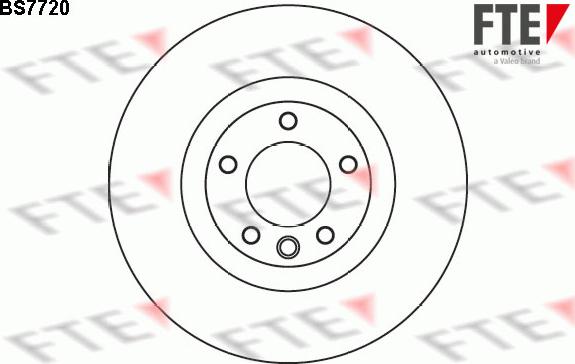 FTE 9071360 - Brake Disc autospares.lv