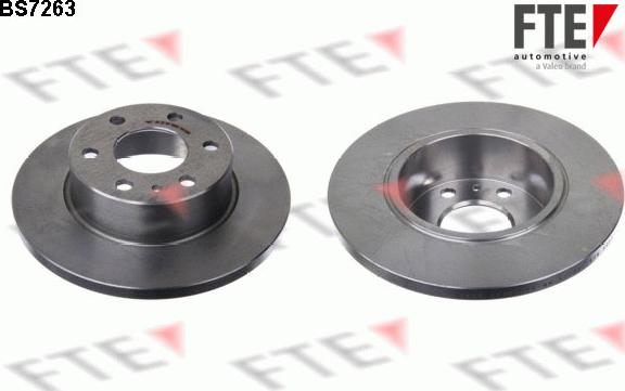 FTE BS7263 - Brake Disc autospares.lv