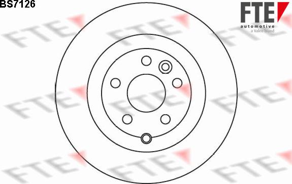 FTE 9071383 - Brake Disc autospares.lv