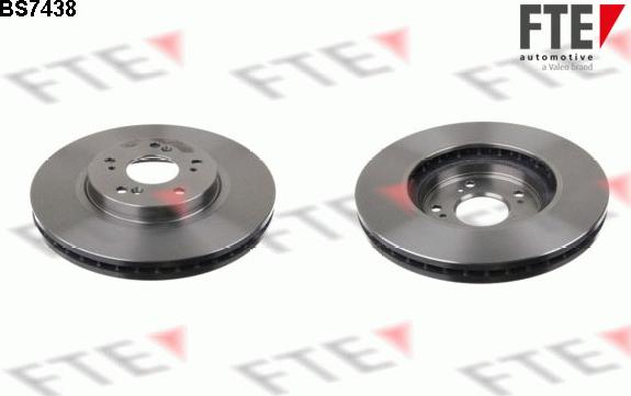 FTE BS7438 - Brake Disc autospares.lv