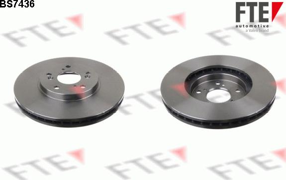 FTE BS7436 - Brake Disc autospares.lv