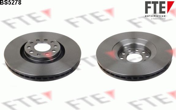 FTE BS5278 - Brake Disc autospares.lv
